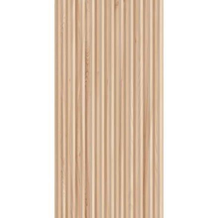 Imagen de Semigres para pared Rigato Natural 37x74 cm Satinado y Rectificado