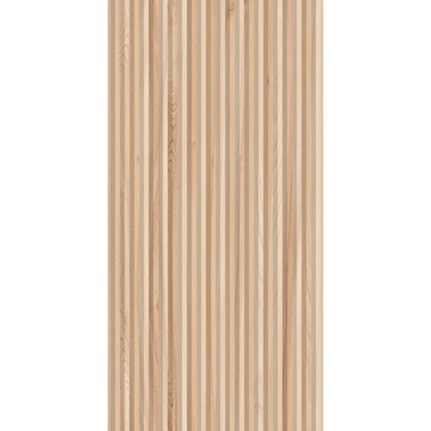 Imagen de Semigres para pared Rigato Natural 37x74 cm Satinado y Rectificado
