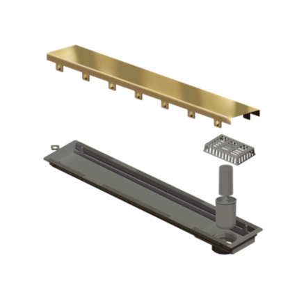 Imagen de ELLEVE Rejilla tapa gold 50cm VERSATILA