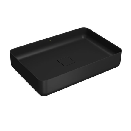 Imagen de Bacha de apoyo rectangular 60x40cm Negro Mate  Deca