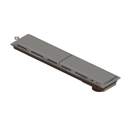 Imagen de NOVII Receptaculo pvc s/sifon tapa gris 50cm perforada