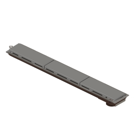 Imagen de NOVII Receptaculo pvc c/sifon tapa gris75cm perforada