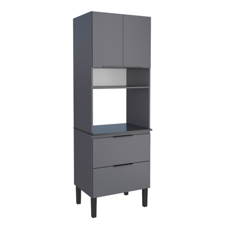 Imagen de Mueble alto para horno CISNE 800mm gris COZIMAX