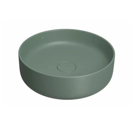 Imagen de Bacha de apoyo redonda 40 cm verde salvia mate Deca