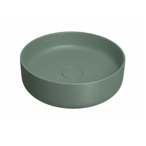 Imagen de Bacha de apoyo redonda 40 cm verde salvia mate Deca