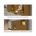 Imagen de Mueble de cocina Kit Loft Off White 6 Puertas 2 cajones