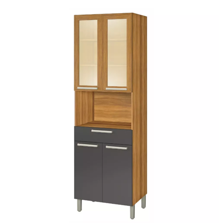 Imagen de Armario Burguesa Gris 70cm 4 puertas 1 cajón