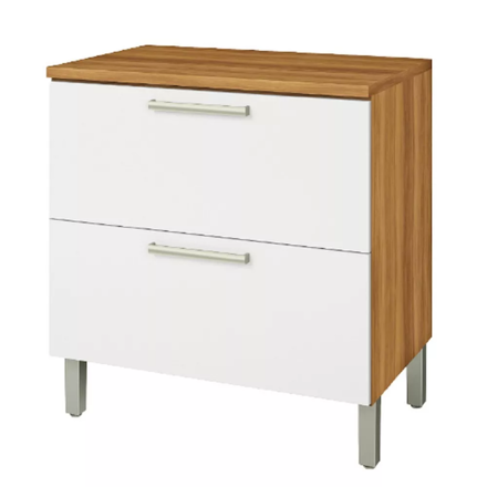 Imagen de Bajo mesada Burguesa Blanco 80cm 1 puerta 1 cajón