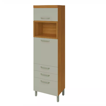 Imagen de Armario Princesa 2 puertas 3 cajones Off White 64cm