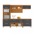 Imagen de Kit mueble de cocina Princesa Gris 270 cm