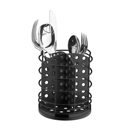 Imagen de SOPORTE PARA CUBIERTOS NEGRO/ONIX