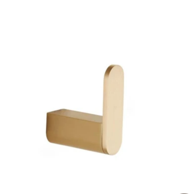 Imagen de Percha acero inoxidable oro cepillado Aqualia