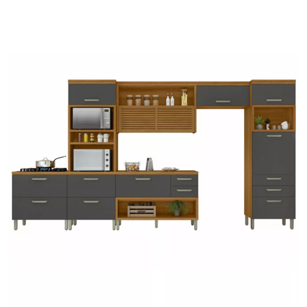 Imagen de Kit mueble de cocina Princesa Gris 414 cm