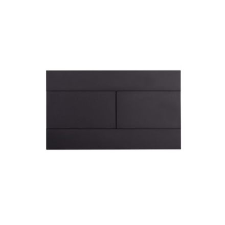 Imagen de Placa pulsadora Oli Slim negro mate cisterna embutir