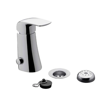 Imagen de Grifería de bidet Monocomando Epuyen cromado con transferencia