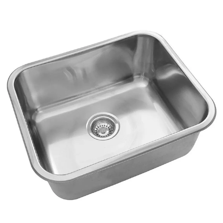 Imagen de Pileta de cocina simple de pegar ac.304 44x39x21