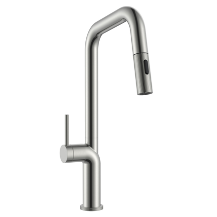 Imagen de Grifería de Cocina Monocomando de mesada Eon Extensible Gris Satinado