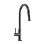 Imagen de Grifería de Cocina Monocomando de mesada Virtus Curvo Extensible Grafito Mate