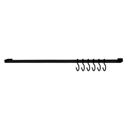 Imagen de BARRA PIATINA 60CM - CON 6 GANCHOS NM