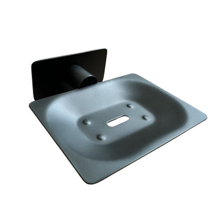 Imagen de Jabonera autoadhesiva negro mate GC