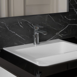 Imagen de Grifería de lavatorio  Monocomando bajo de mesada Alassio Cromo