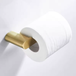 Imagen de Porta rollo acero inoxidable oro cepillado Aqualia