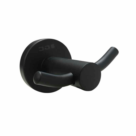 Imagen de Percha doble Milano Negro Mate GC