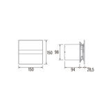 Imagen de Extractor de baño E-100 G Std PREMIUM