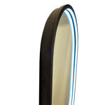 Imagen de Espejo LED 45x80 oval negro con desempañador cinta led silicona