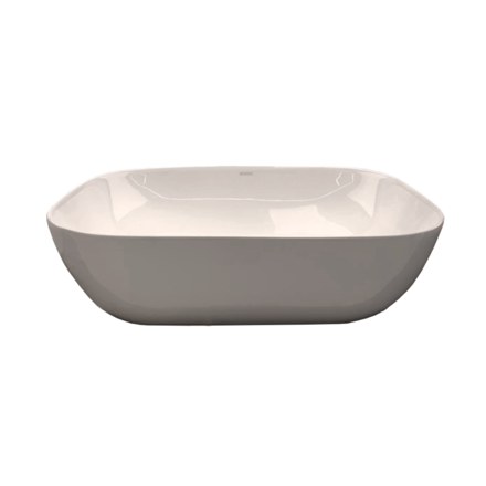 Imagen de Bacha de apoyo Semi Oval 45 cm Blanca Brillante DMC