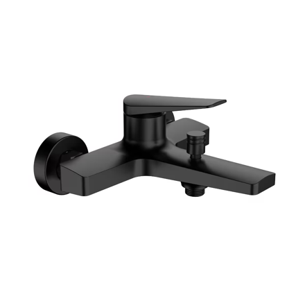 Imagen de Grifería de ducha Monocomando exterior Chronos negro mate