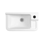 Imagen de Bacha suspendida para pedestal rectangular 43x23,5 cm c/mesa blanca Deca