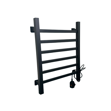 Imagen de Calienta toallas 6 barras negro mate Milano Slim DMC