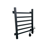 Imagen de Calienta toallas 6 barras negro mate Milano Slim DMC