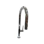 Imagen de Grifería de cocina Monocomando de mesada extensible Zenda cromado Brillante