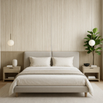 Imagen de Placa de pvc símil mármol Travertino 122x244 Cm