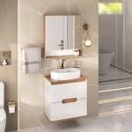 Imagen de Mueble de baño Suspendido Beatriz 60 cm Blanco con Catedral con bacha