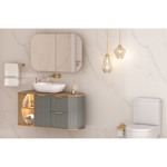 Imagen de Botiquín de baño Tereza Cristina 70cm Catedral