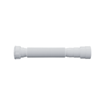 Imagen de Sifón plástico universal corrugado Blukit blanco