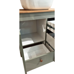 Imagen de Mueble de baño de Pie Julia Verde con Catedral 78cm con Bacha de Loza