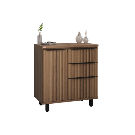 Imagen de Mueble de baño de pie Cecilia Nogal 78cm sin bacha