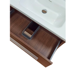 Imagen de Mueble de baño de pie Lucania Nogal 80 cm con Bacha de Loza