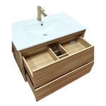 Imagen de Mueble suspendido 2 cajones OAK 80x46x52