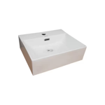 Imagen de Mueble de baño suspendido Clarice 78 cm Negro/Catedral con bacha