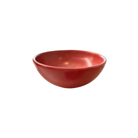 Imagen de Bacha de apoyo redonda 33 cm rojo mate Dmc