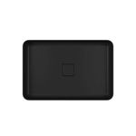 Imagen de Bacha de apoyo rectangular 60x40cm Negro Mate  Deca