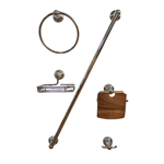 Imagen de Percha Doble cromada Caddie