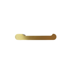 Imagen de Porta rollo acero inoxidable oro cepillado Aqualia