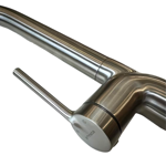 Imagen de Grifería de Cocina Monocomando de mesada Eon Curvo Extensible Satinado