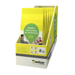 Imagen de Pastina weber classic juntas 2kg Plata